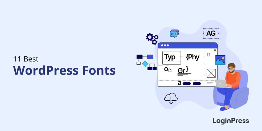 what's a bold new font style used in wordpress